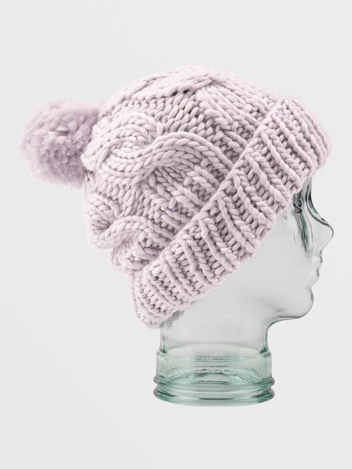 Hand-knitted Bobble Hat - CALCITE
