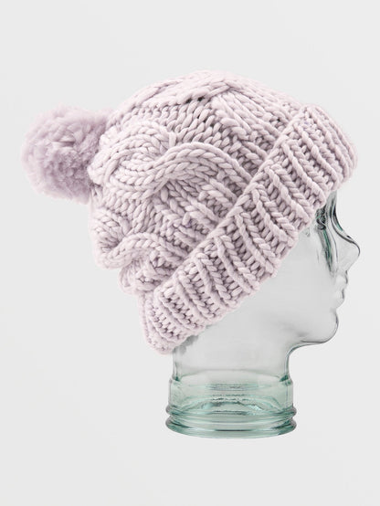 Hand-knitted Bobble Hat - CALCITE