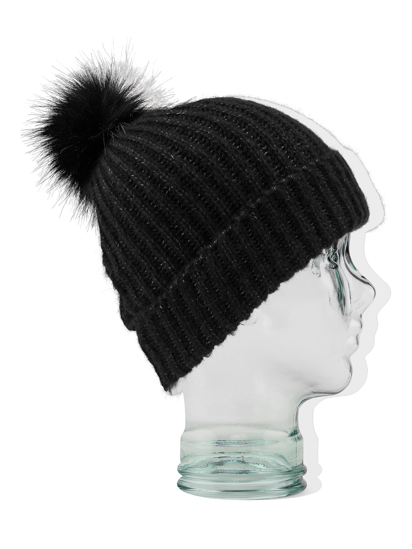 Bonnet Bobble V.Co Lyra  - BLACK