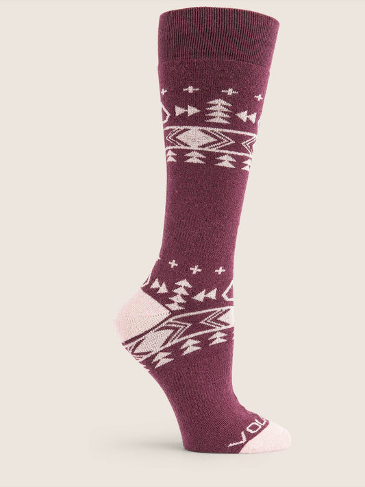 Chaussettes Tundra Tech  - Merlot