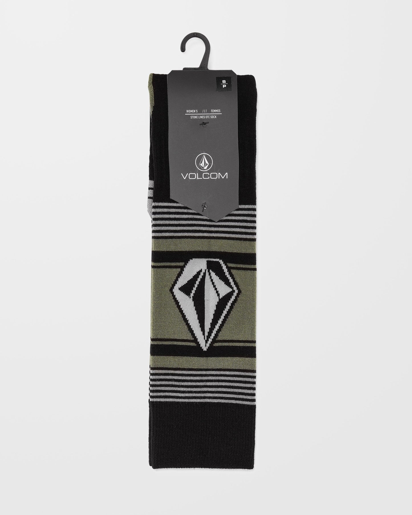 Chaussettes Stone Lines Otc - Lichen Green