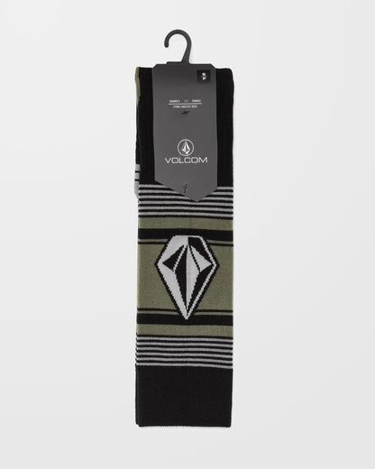 Chaussettes Stone Lines Otc - Lichen Green
