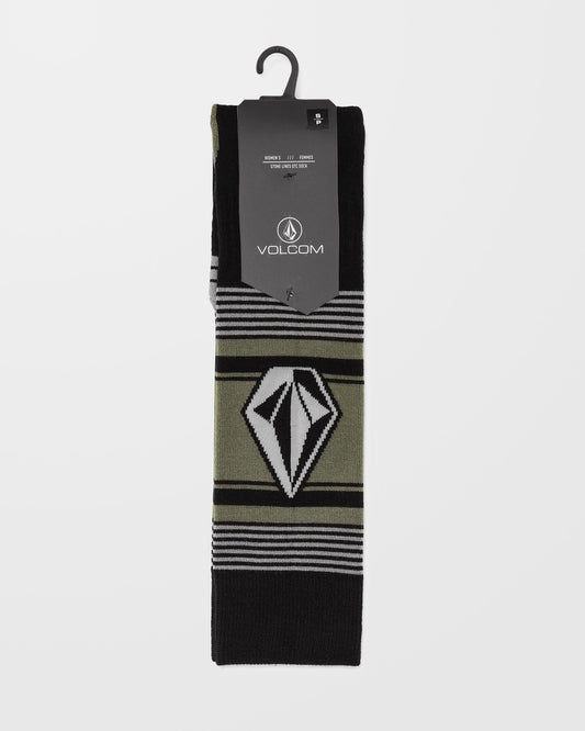 Stone Lines Otc Socks - Lichen Green