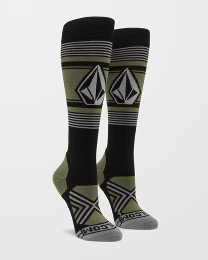 Chaussettes Stone Lines Otc - Lichen Green