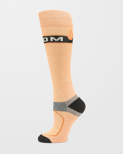 Friggid Over-the-Country-Socken aus Wollmischung - Coral Haze