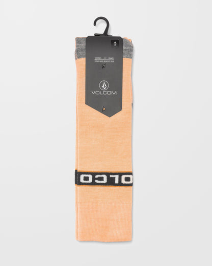 Friggid Over-the-Country-Socken aus Wollmischung - Coral Haze