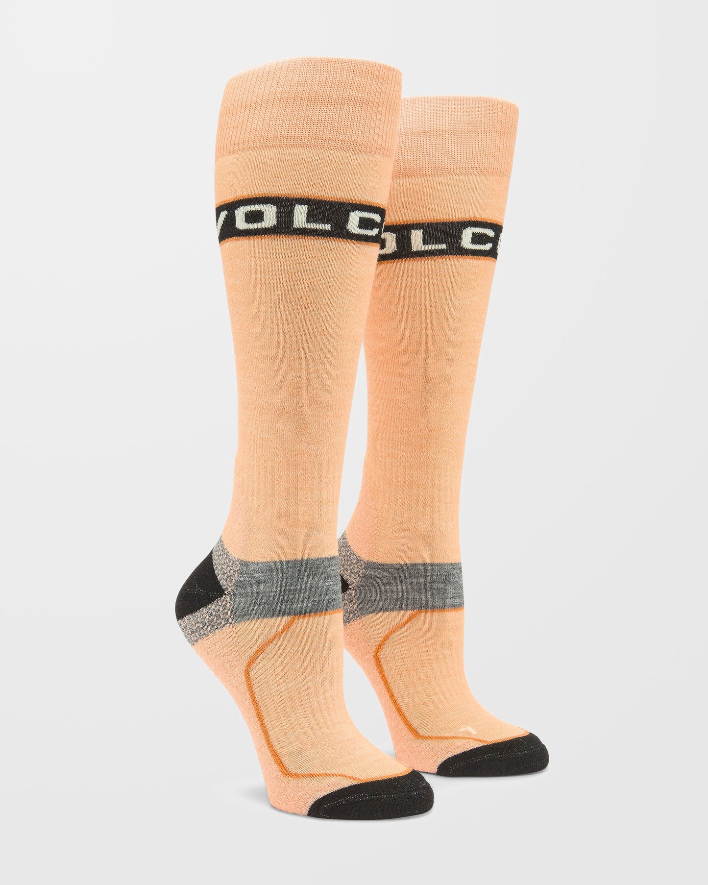 Friggid Over-the-Country-Socken aus Wollmischung - Coral Haze