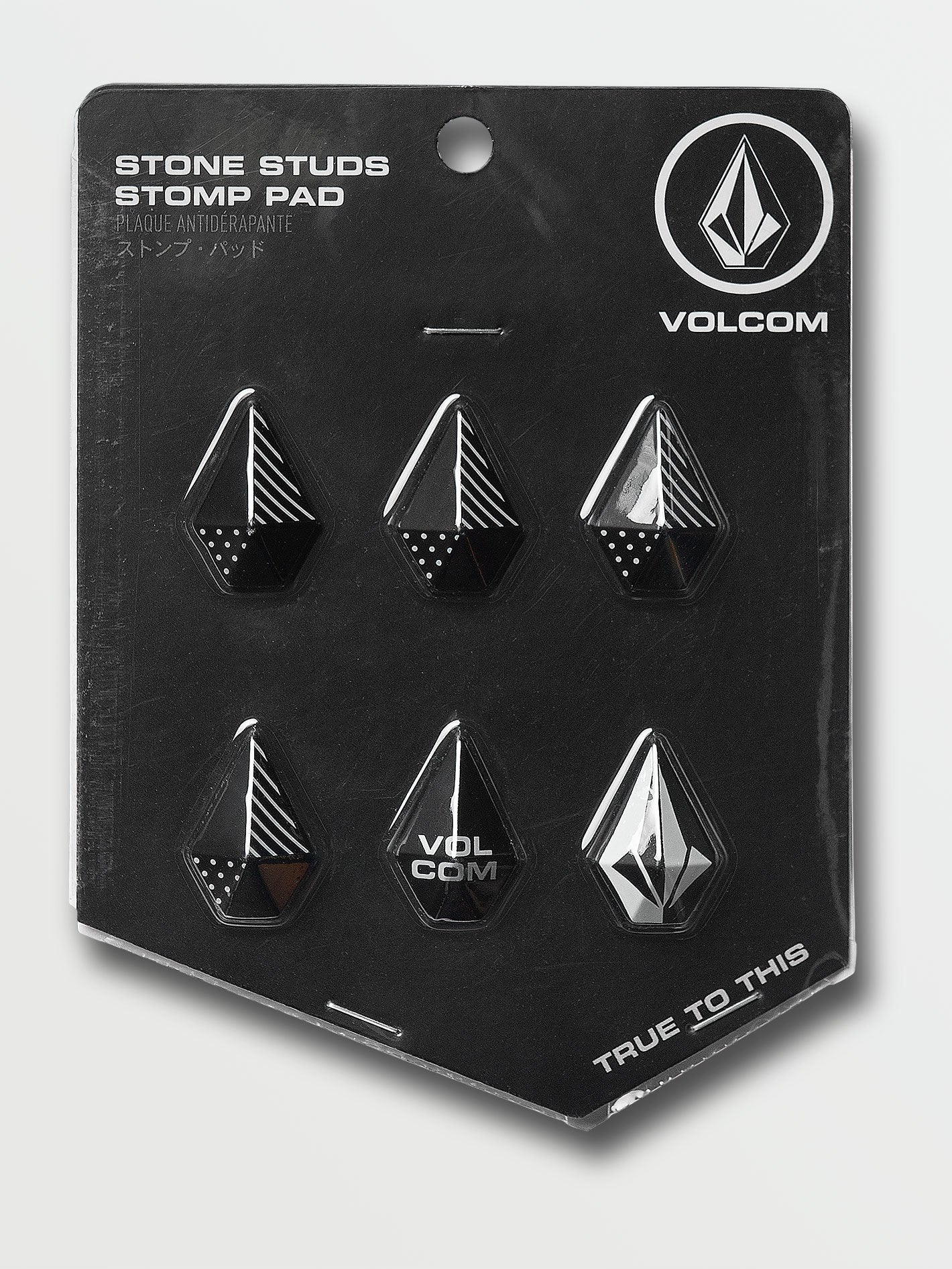 Stone Studs Stomp Anti-Slip Plate - Black