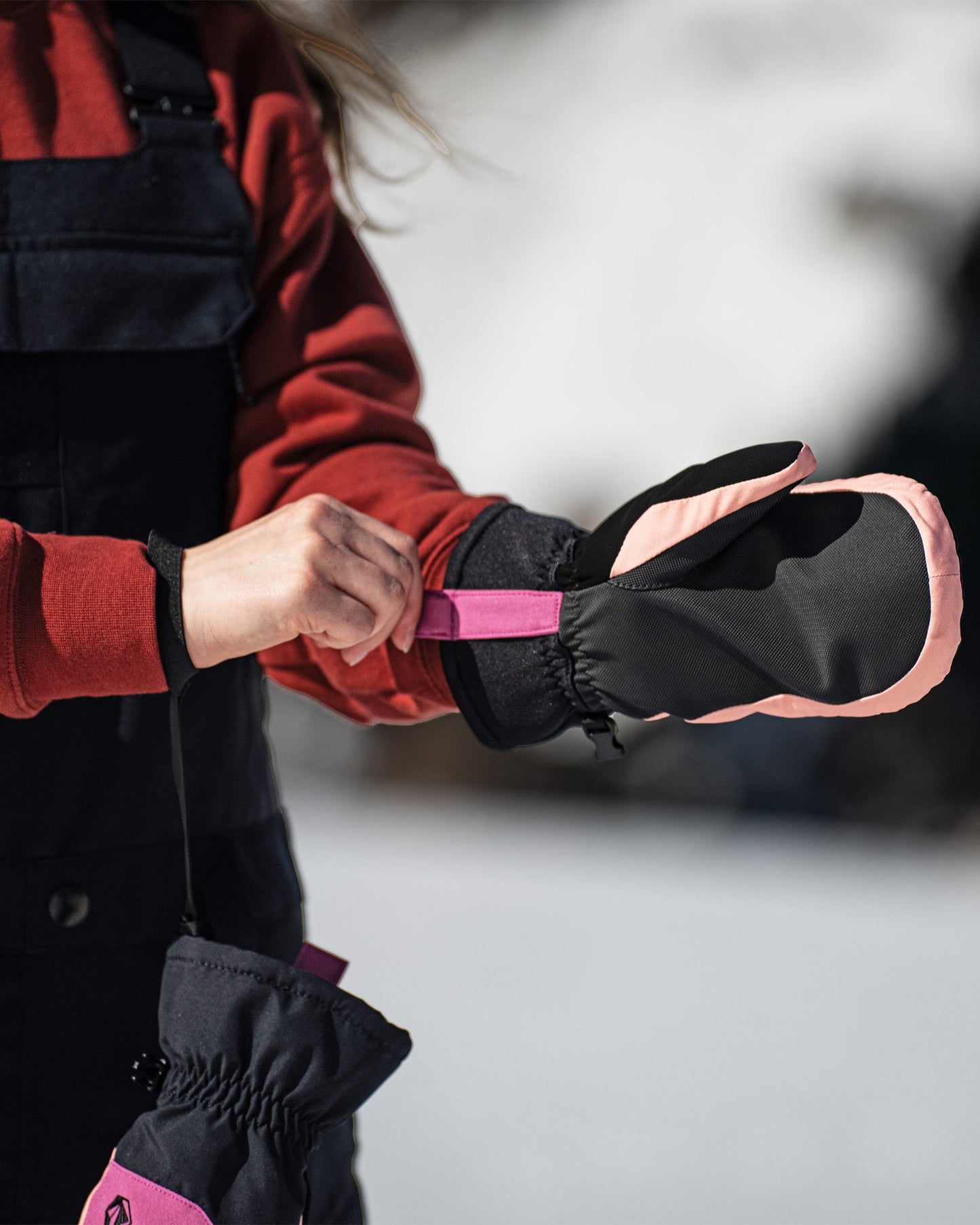 Upland Mittens - Blurred Violet