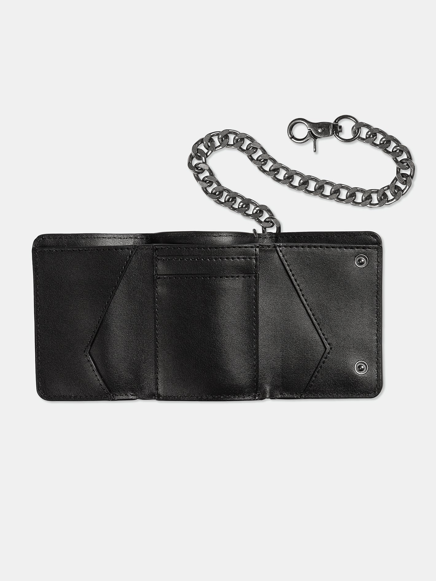 Portefeuille V Ent Leather - BLACK