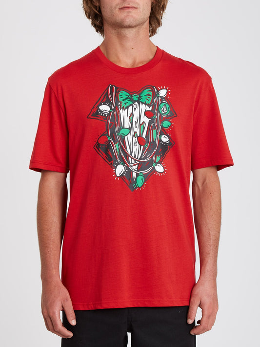T-shirt Yewltide Cheer - RIBBON RED