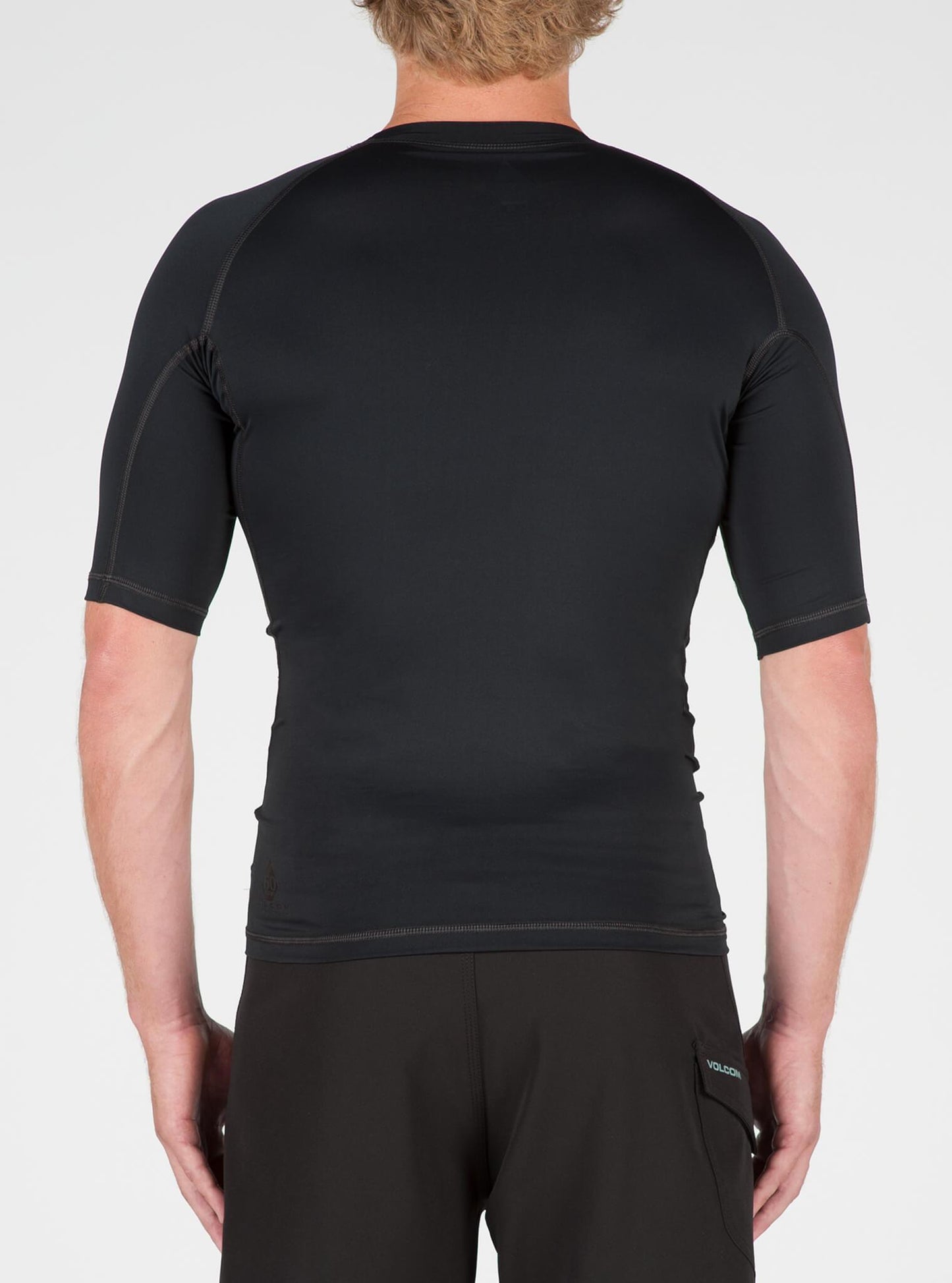 Lycra manches courtes Lido Solid - Black