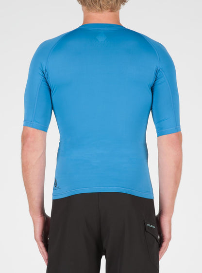 Lido Solid short sleeve lycra - Deep Water
