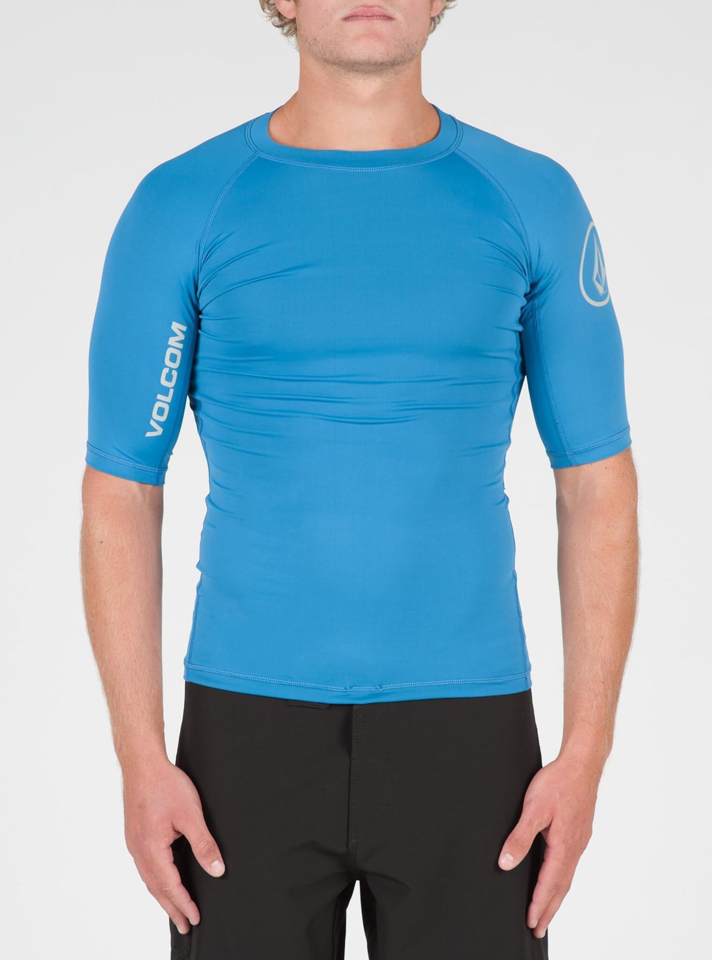 Lido Solid short sleeve lycra - Deep Water