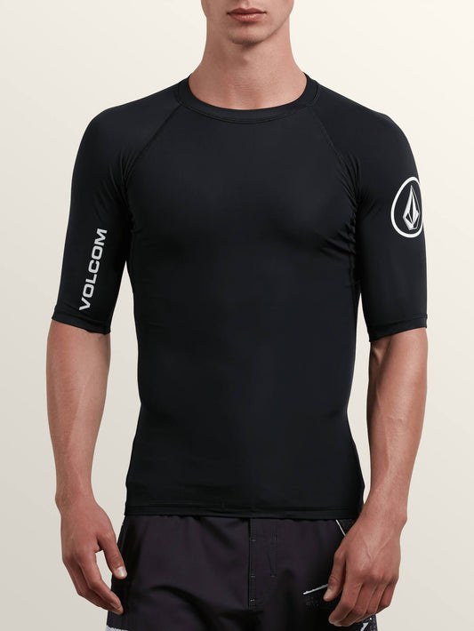 Lycra à manches courtes Lido Solid - Black