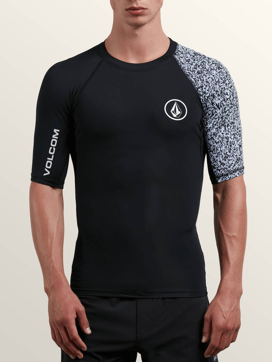 Lycra à manches courtes Lido Block - Black