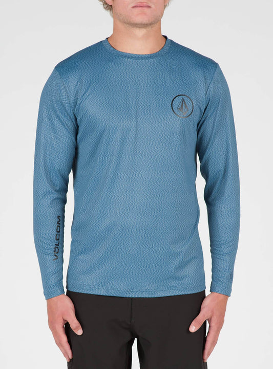 Lycra manches longues Distortion - Smokey Blue
