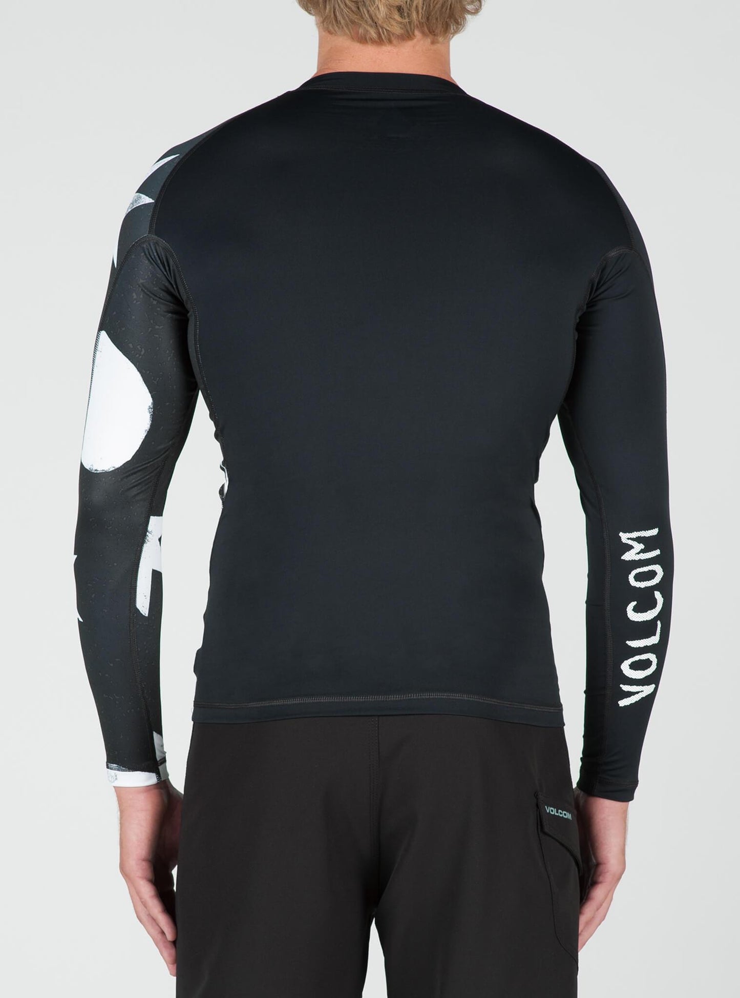 Lycra manches longues Polka - Black