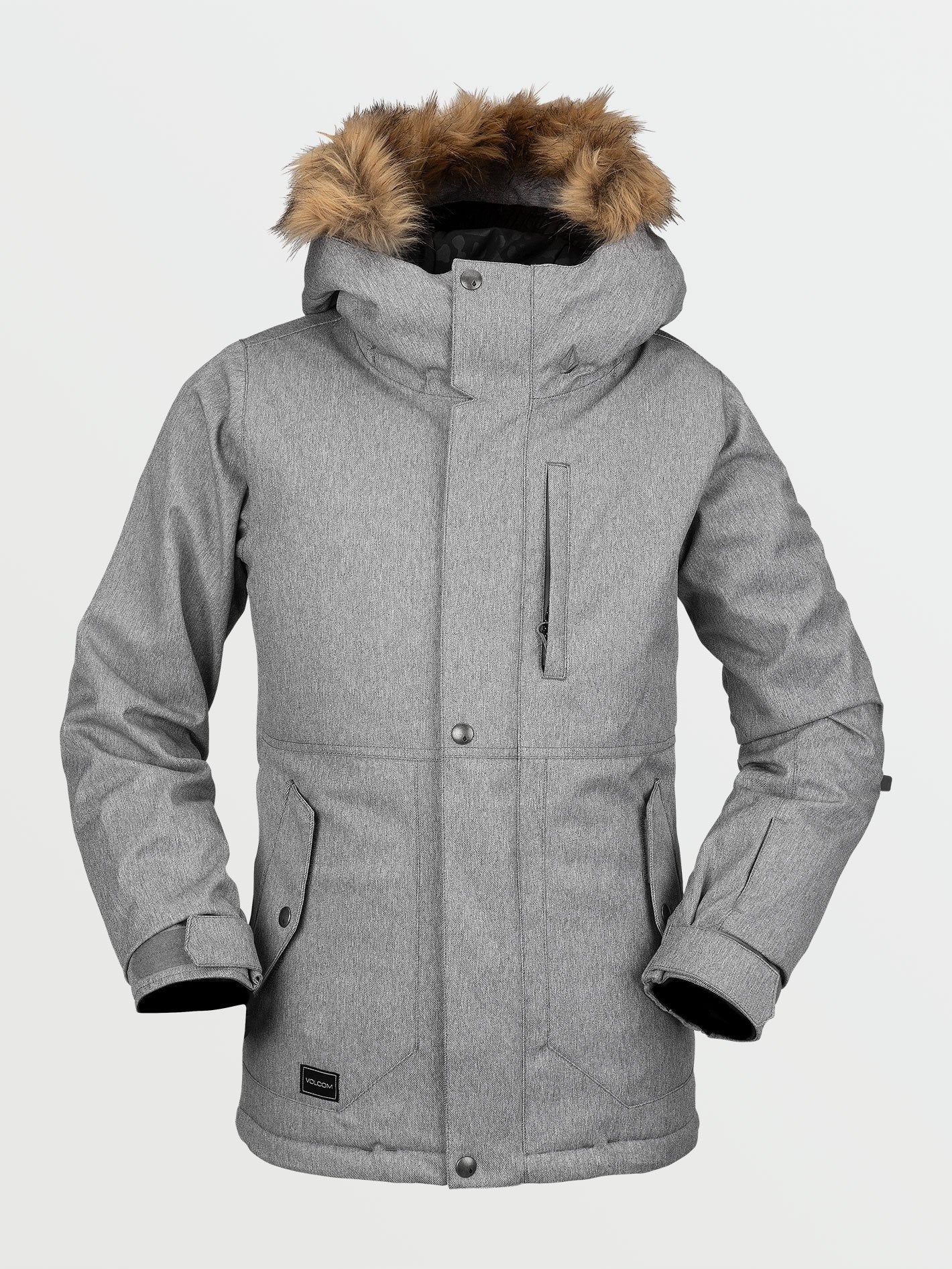 So Minty Insulated Snow Jacket - Heather Gray (Children)