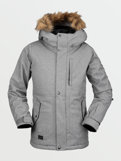 So Minty Insulated Snow Jacket - Heather Gray (Children)