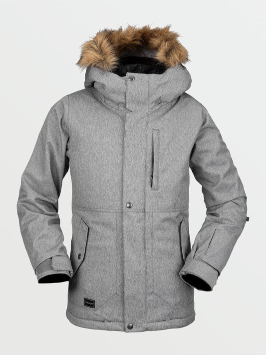 So Minty Isolierte Schneejacke – Heather Gray (Kinder)