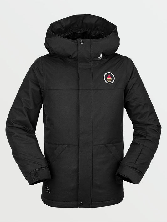 Sass'N'Fras Isolierte Schneejacke – Schwarz (Kinder)
