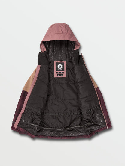 Westerlies Isolierte Schneejacke – ACID MERLOT – (Kinder)