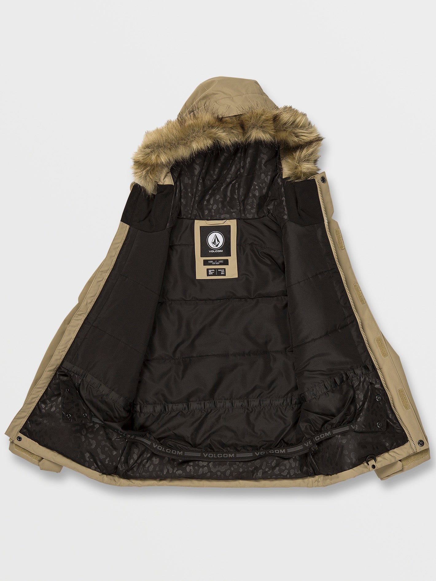So Minty Isolierte Jacke – DUNKEL KHAKI – (Kind)