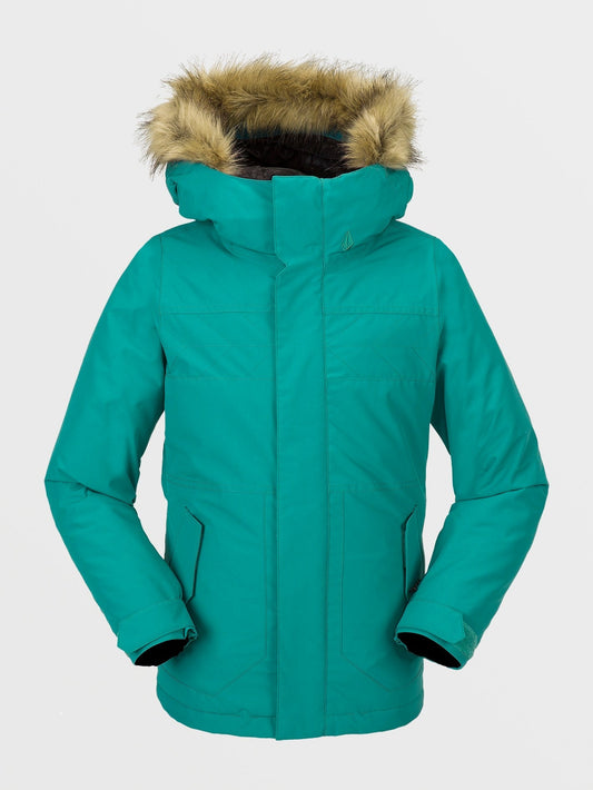 So Minty Isolierte Jacke – LEUCHTENDES GRÜN – (Kinder)
