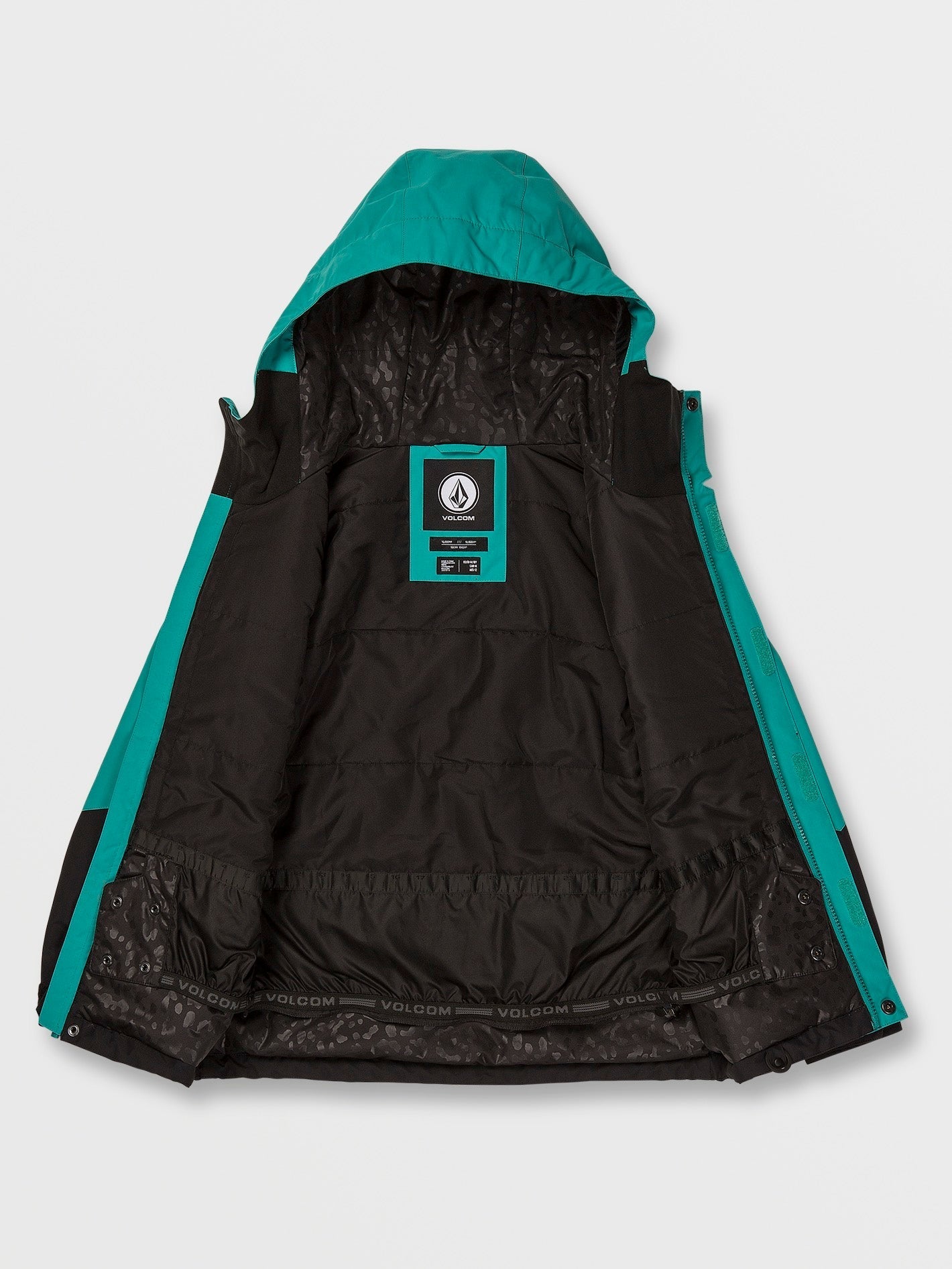 Sass'N'Fras Isolierte Jacke – LEUCHTENDES GRÜN – (Kinder)