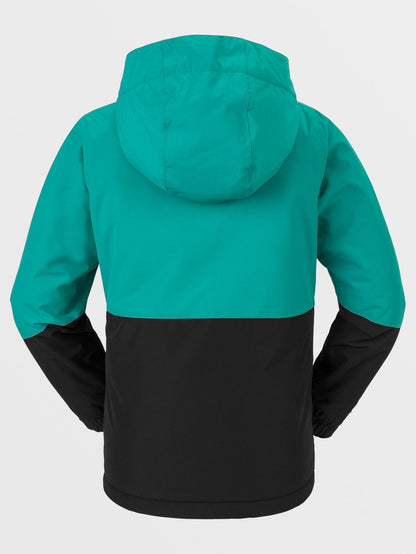 Sass'N'Fras Isolierte Jacke – LEUCHTENDES GRÜN – (Kinder)
