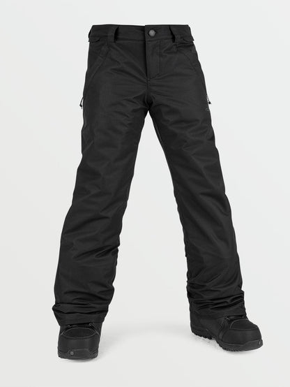 Frochickidee Isolierte Schneehose – Schwarz (Kinder)