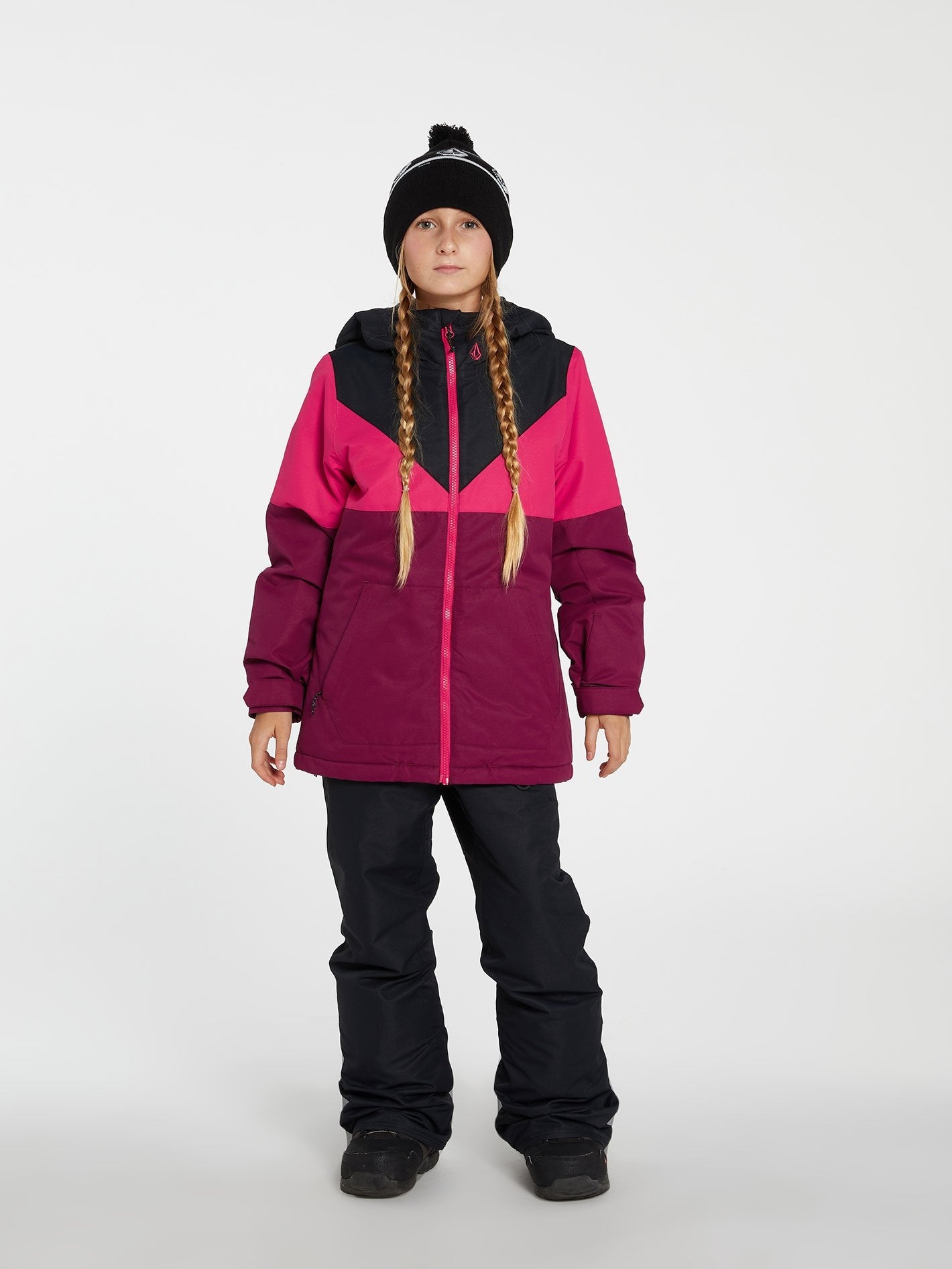 Frochickidee Isolierte Schneehose – SCHWARZ – (Kinder)