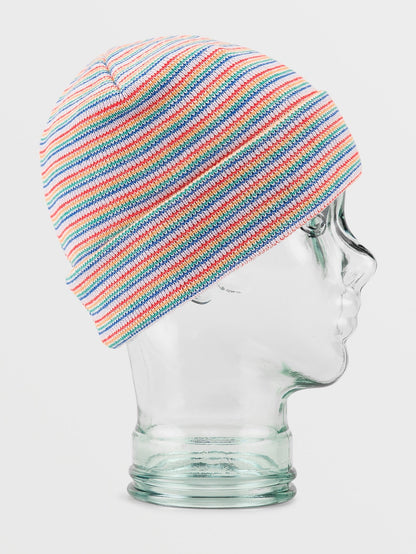 Micro Stripe Beanie - WHITE - (Children)