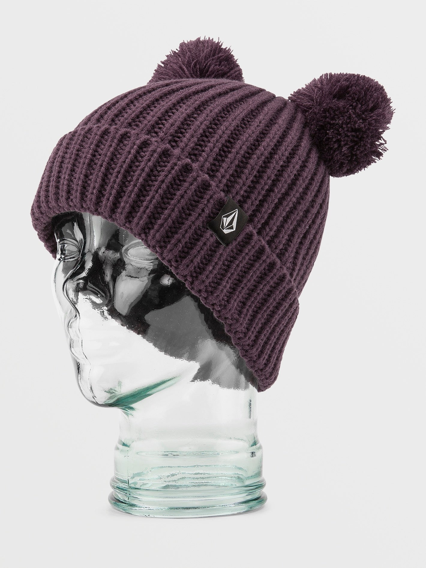 Shreddy Teddy Bobble Hat - BLACKBERRY - (Child)