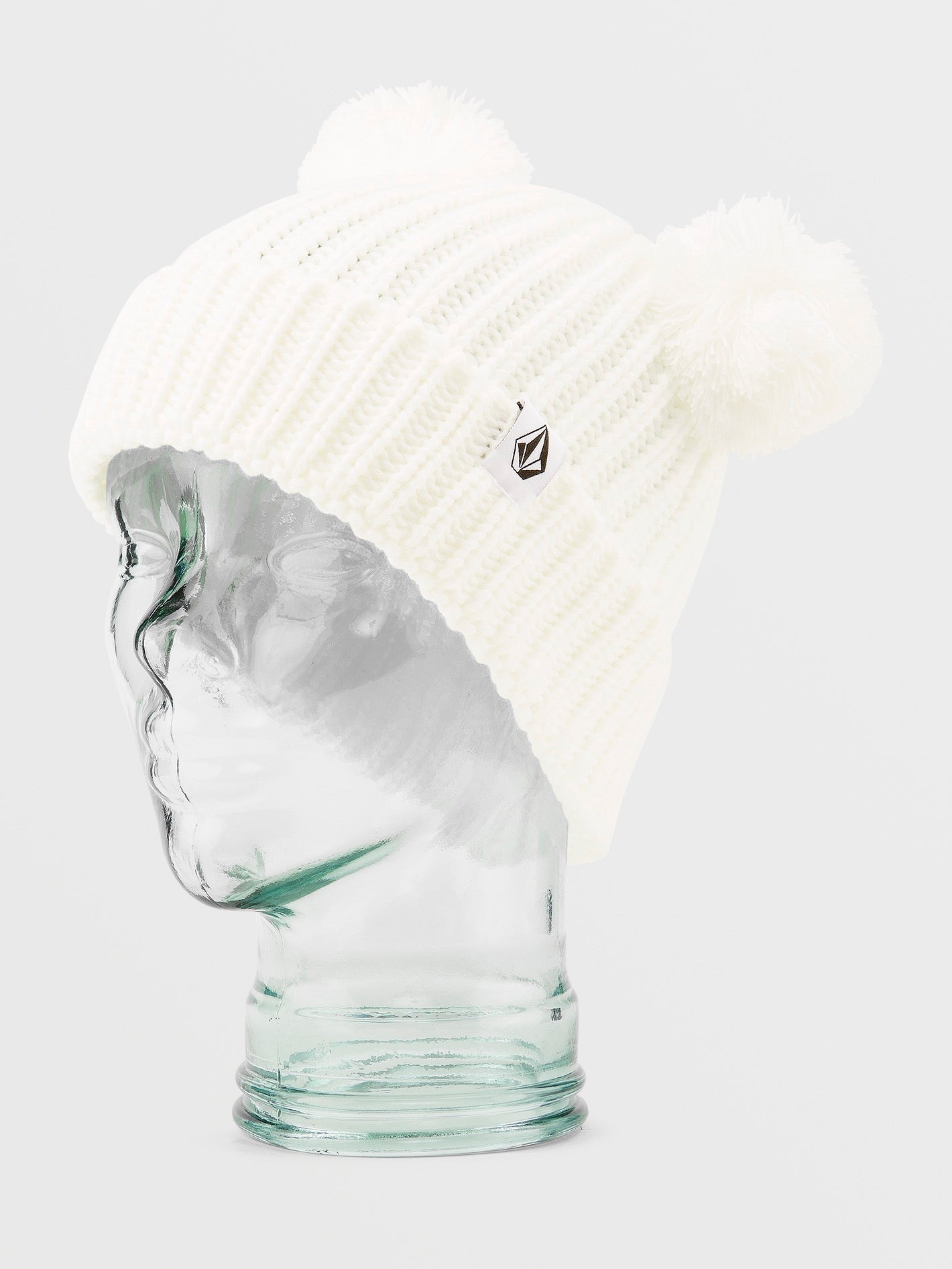 Shreddy Teddy Bobble Hat - WHITE - (Child)