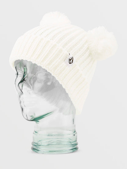 Shreddy Teddy Bobble Hat - WHITE - (Child)