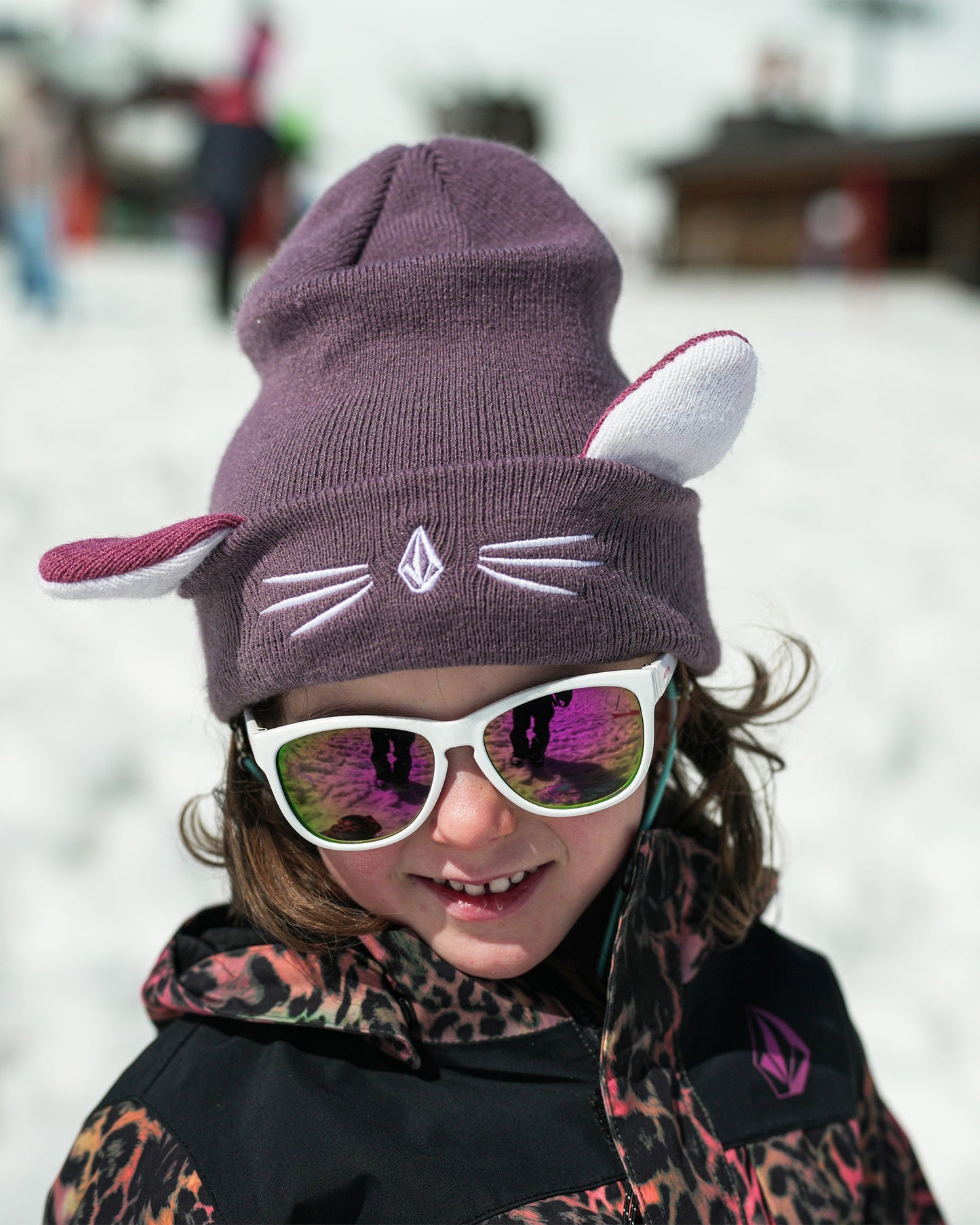 Bonnet Snow Creature - Dusty Lavender - (ENFANT)