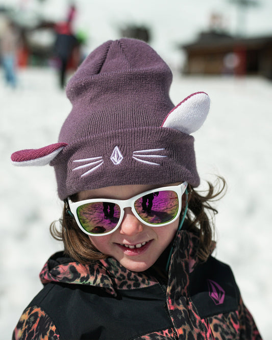 Snow Creature Beanie - Dusty Lavender - (CHILDREN)