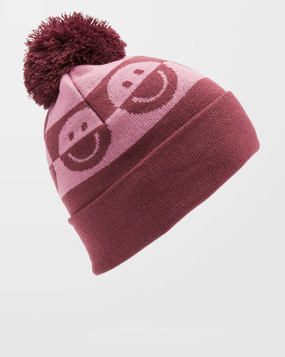 Camoblast Bobble Hat - Burgundy - (CHILDREN)