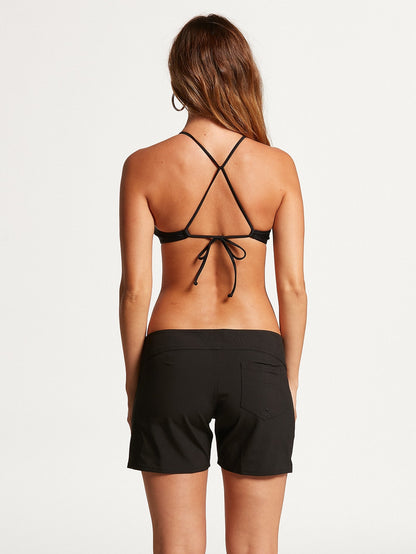 Simply Solid 5" Boardshorts - BLACK