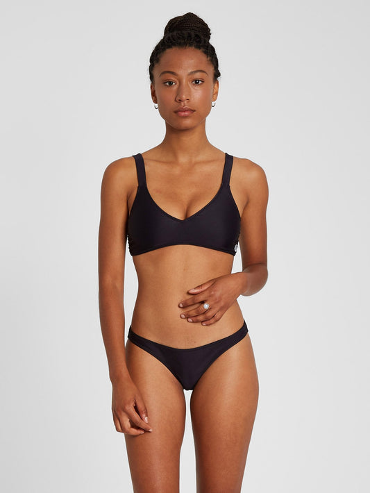 Haut de maillot Simply Solid Vneck - BLACK