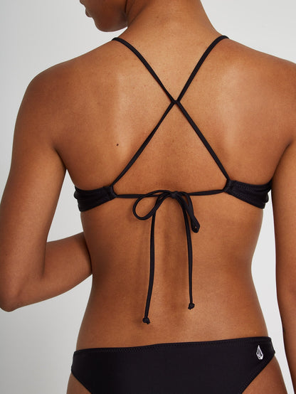 Haut de maillot Simply Solid Scoop - BLACK