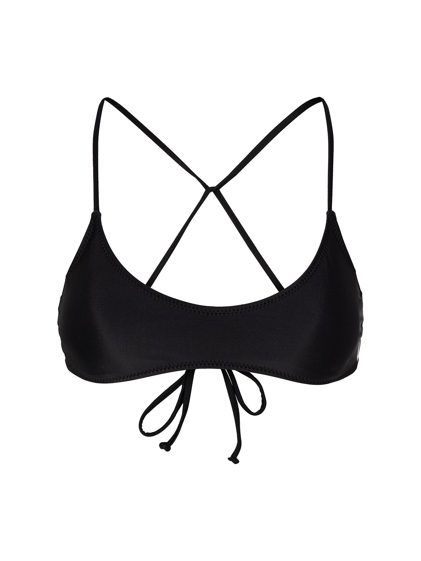 Haut de maillot Simply Solid Scoop - BLACK
