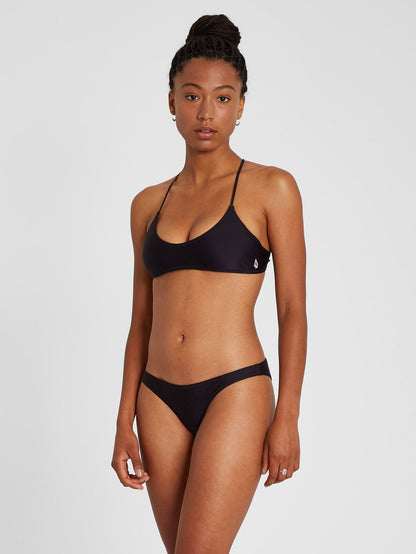 Haut de maillot Simply Solid Scoop - BLACK