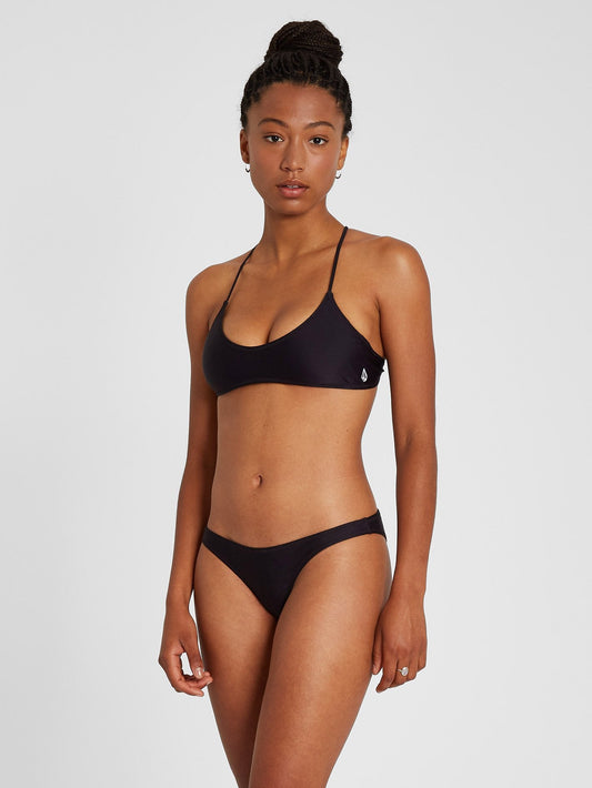 Haut de maillot Simply Solid Scoop - BLACK