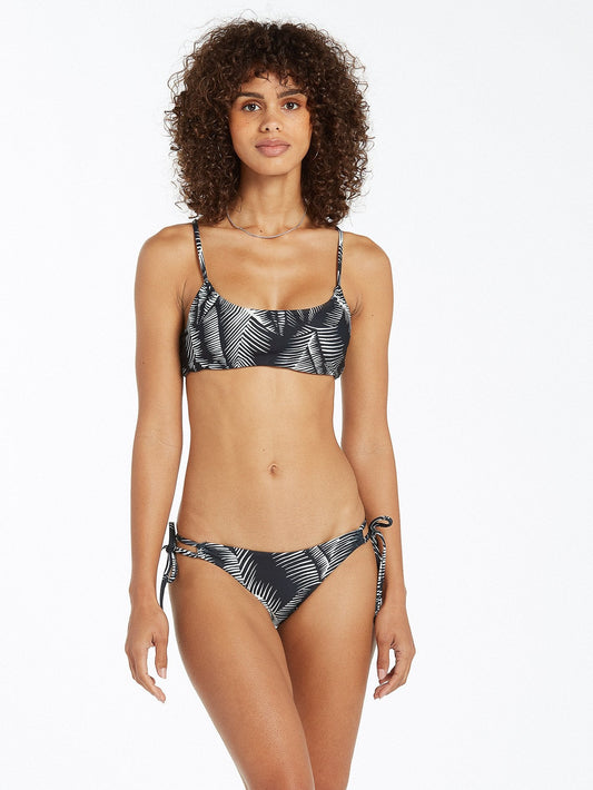 Haut de maillot Stay Or Leaf Scoop - BLACK