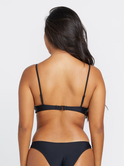 Simply Solid Bikini Top - BLACK