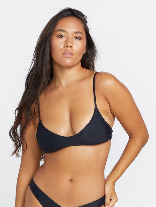 Simply Solid Bikinioberteil – SCHWARZ