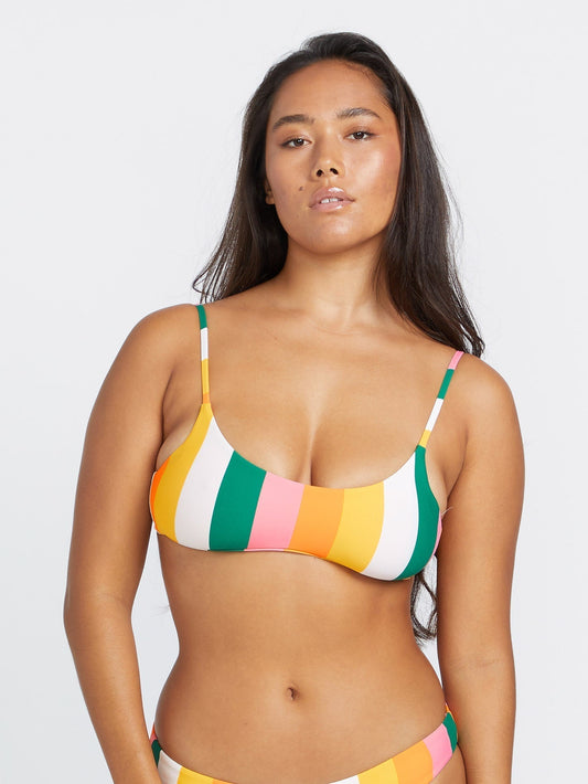 Along Those Lines Swimsuit Top - MULTI
